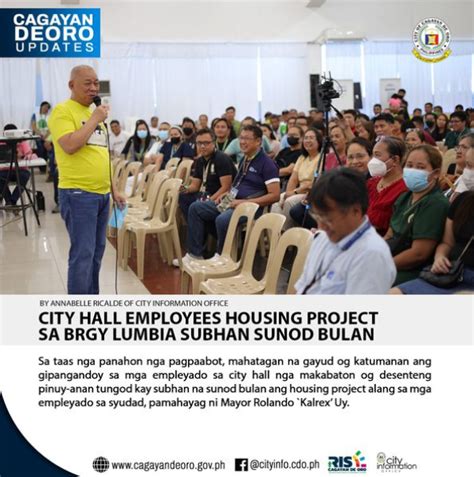 Cagayan de Oro City Council projects of Brgy..